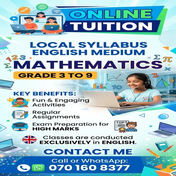 Mathematics Local Syllabus English medium