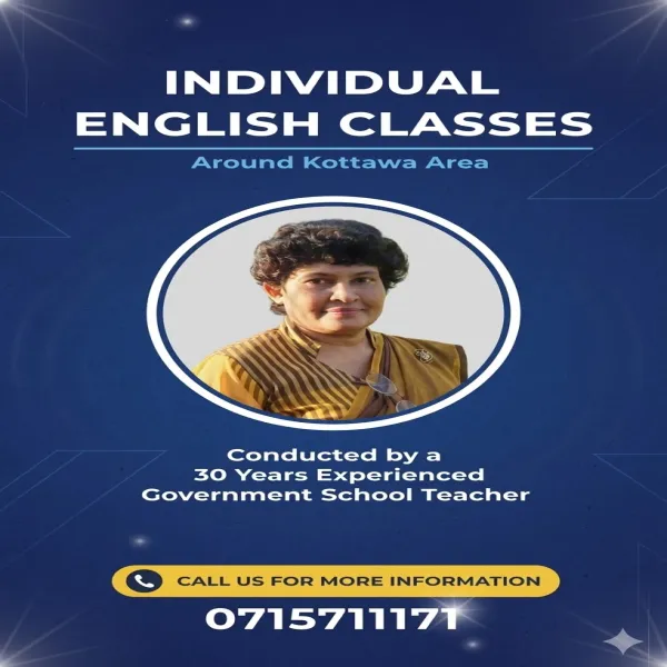 English Classes for Grade 1 to 11 ( Individual Classes )
