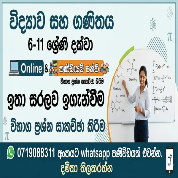 6-11 විද්‍යාව සහ ගණිතය