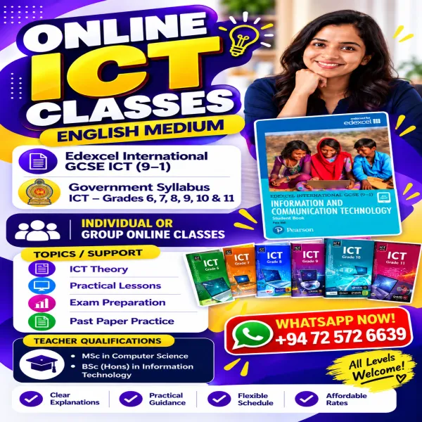 Online ICT / IT / Computer Science Class