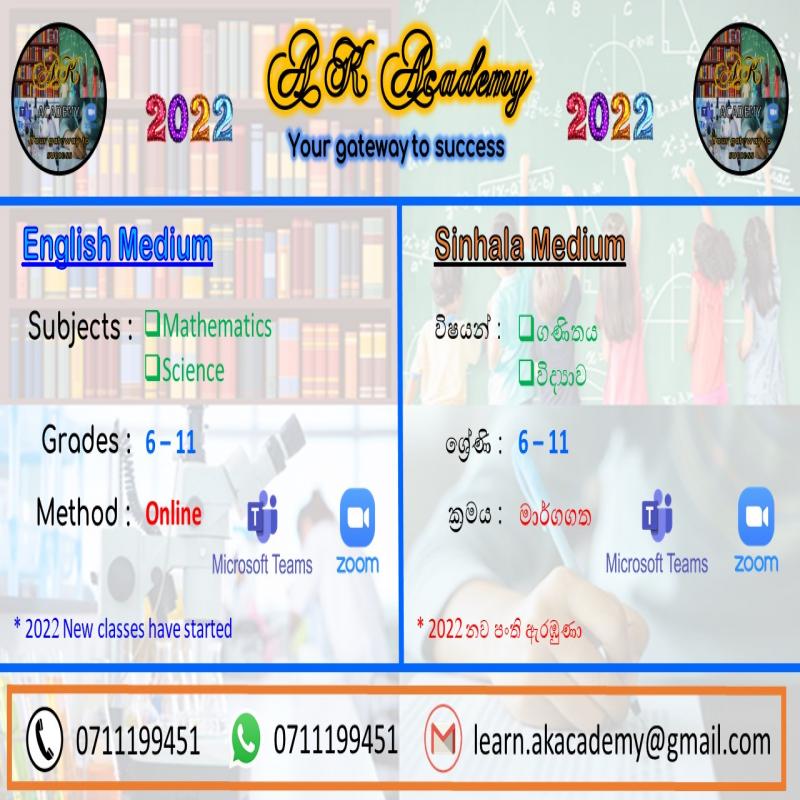 Online Clsasses (Maths/ Science)