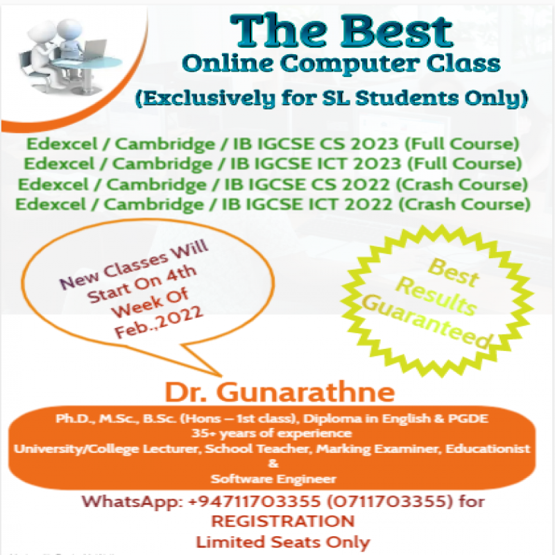 Computer (ICT) Classes