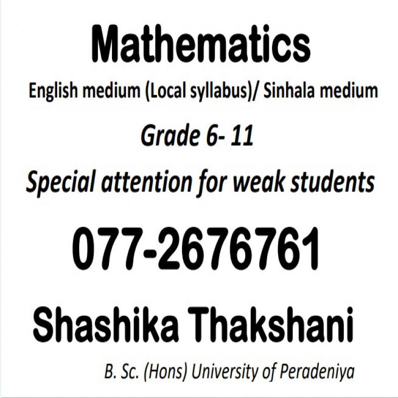 Online Maths classes for 6-11 students