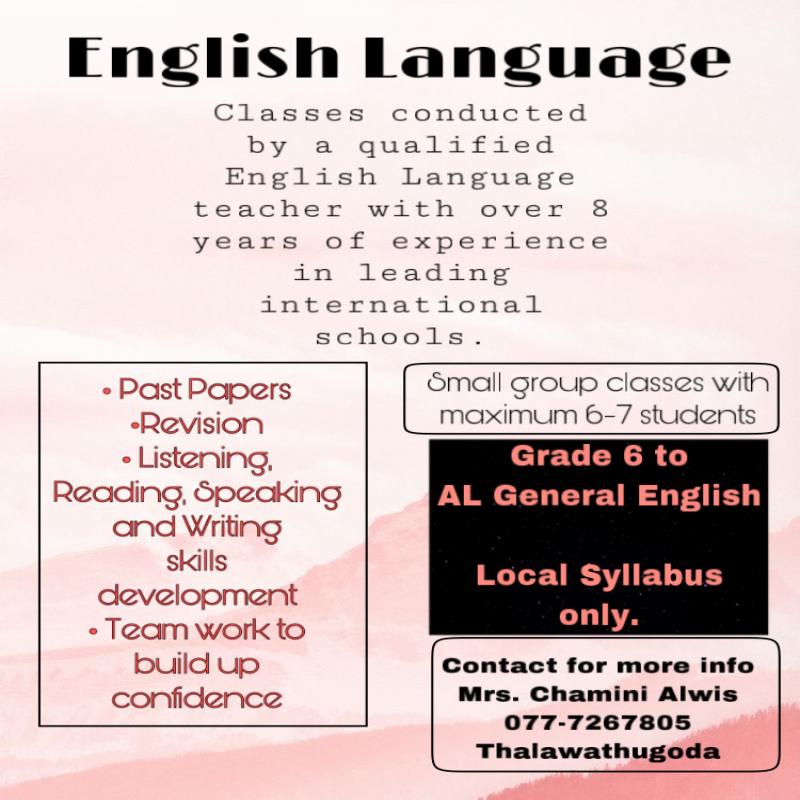 English Language(Local syllabus)