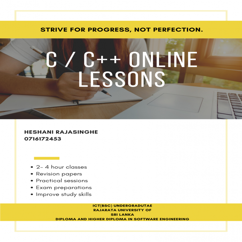 C/C++ Online Lessons
