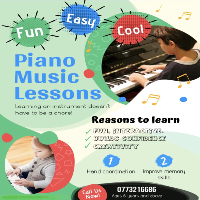 Piano lessons for beginners