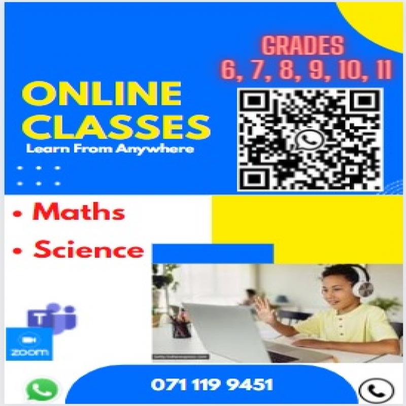 Online Clsasses (Maths/ Science)