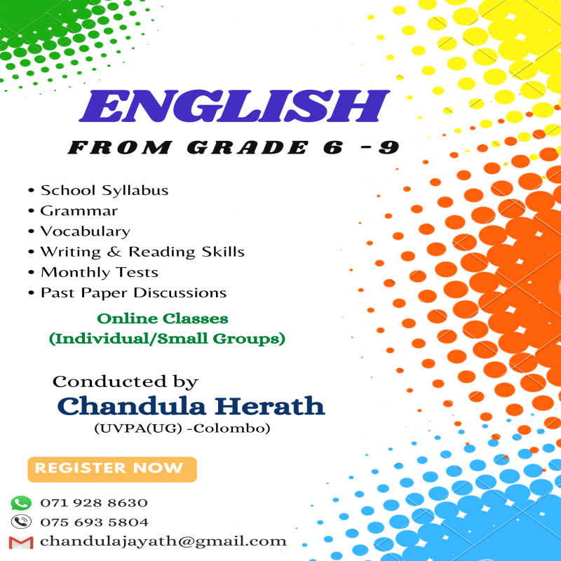 English Classes (Online)