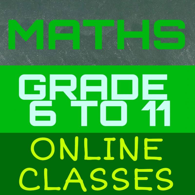 Maths Class - Grade 6 to 11 Local Syllabus Online