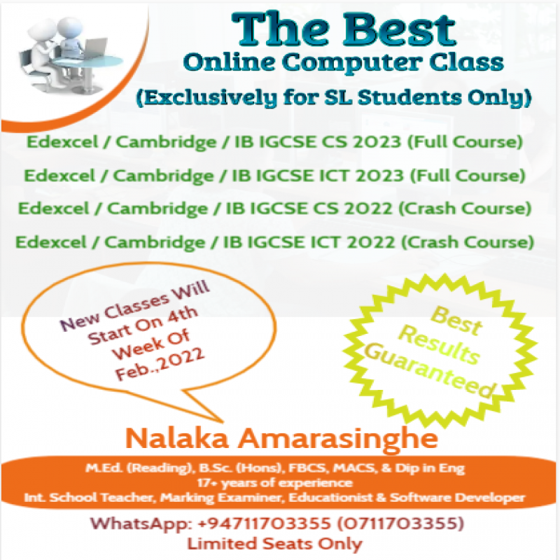 Computer (ICT) Classes