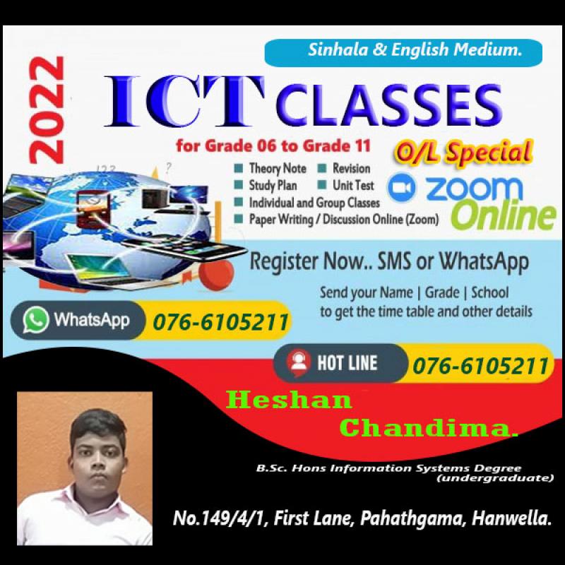 Grade 6-11 ICT classes