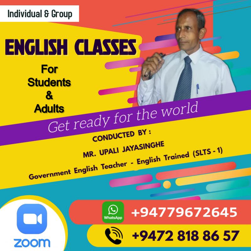 Online English Classes For Students & Adults - INDIVIDUAL & GROUP