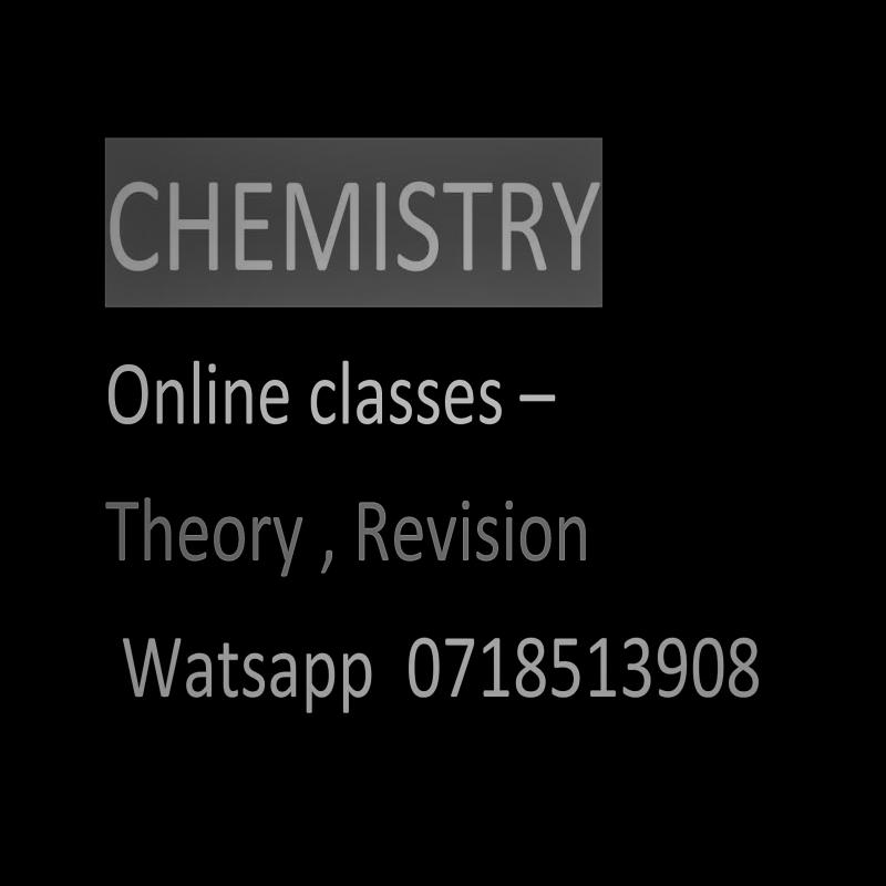 Chemistry Theory ,Revision Classes