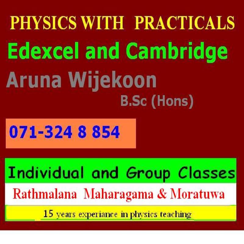 PHYSICS WITH PRACTCALS ( EDEXCEL  ,CAMBRIDGE ,LOCAL )