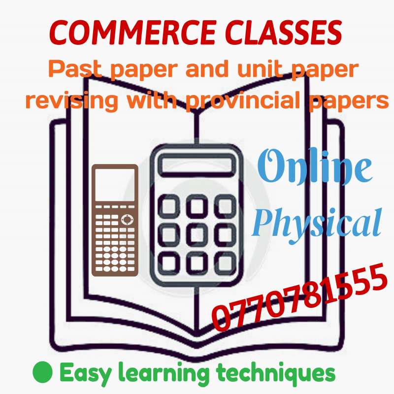Online COMMERCE classes