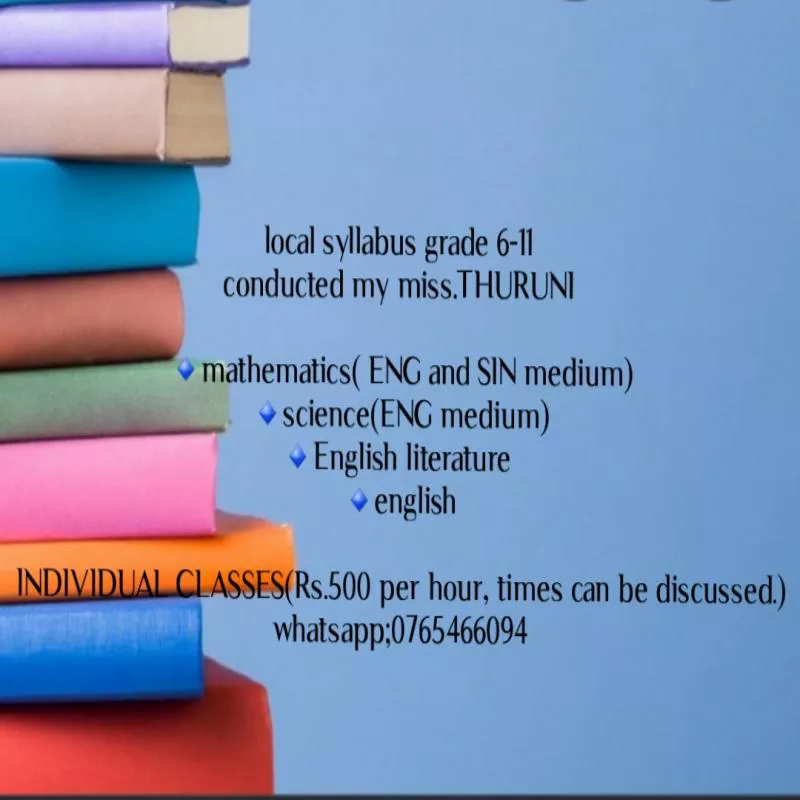 ENGLISH MEDIUM local syllabus science, English and English literature