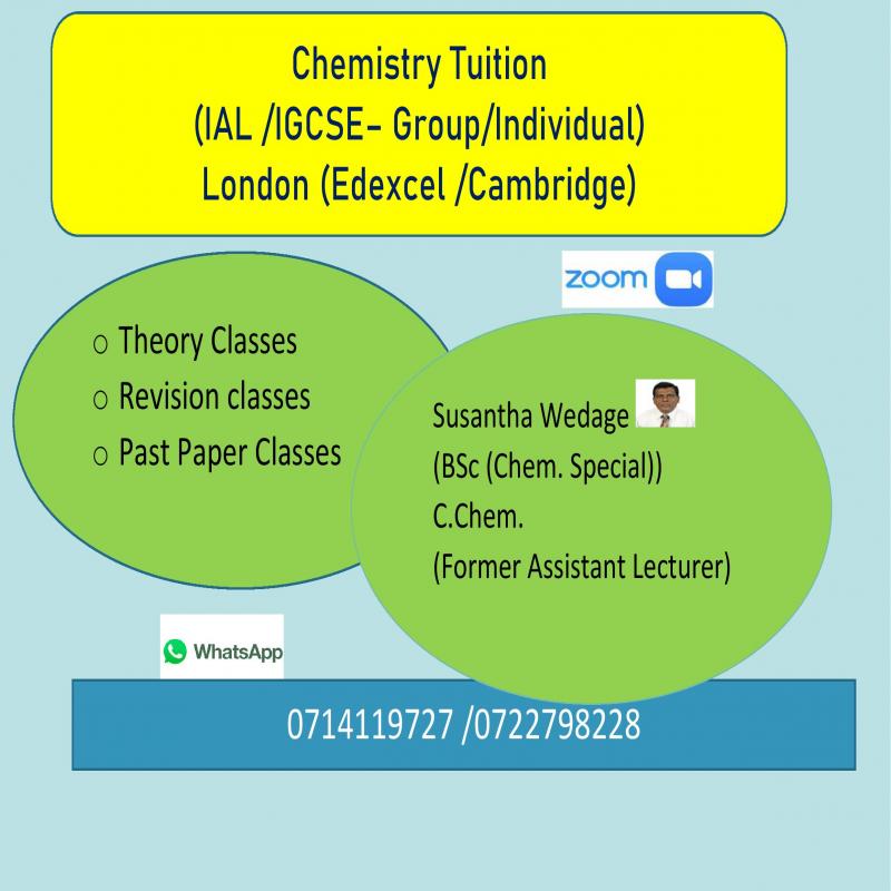 Chemistry - Edexcel/Cambridge/AQA (Sinhala/English)