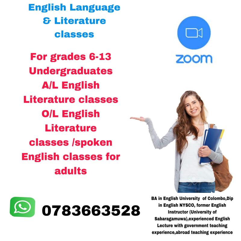 ENGLISH LANGUAGE AND LITERATURE