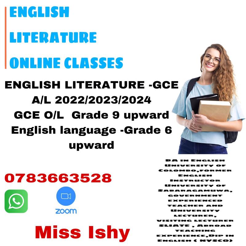 ENGLISH LANGUAGE AND LITERATURE
