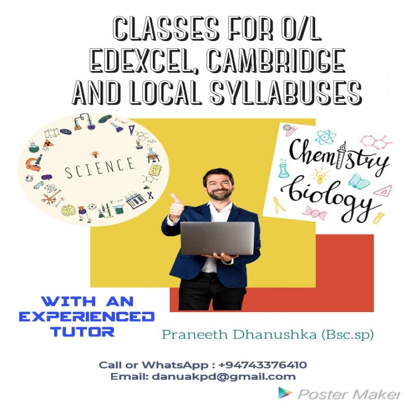O/L Classes for Local, Edexcel and Cambridge syllabuses