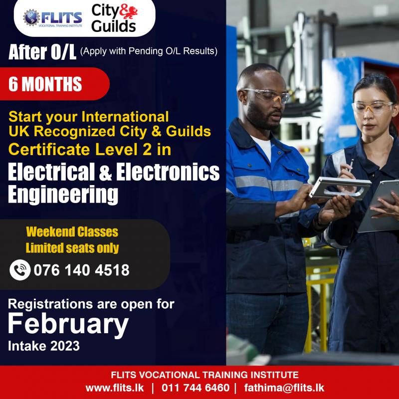 C&G UK Certificate Level in Electrical & Electronics Engineering