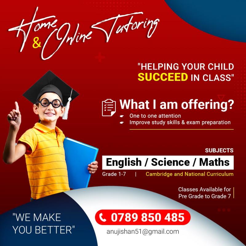 Home & Online tutoring