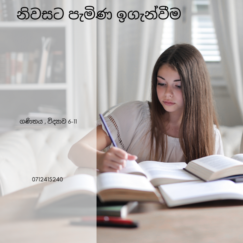 නිවසට පැමිණ ඉගැන්වීම