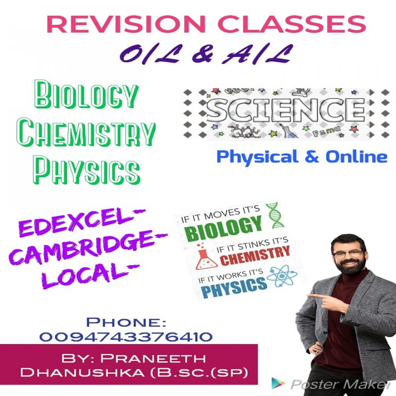 Science Classes for OL and AL