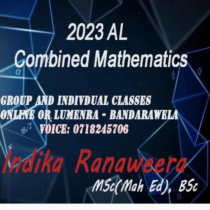 Combined Maths - English Medium