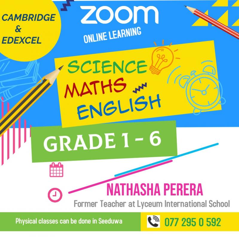 CAMBRIDGE & EDEXCEL (Science, Maths, English)