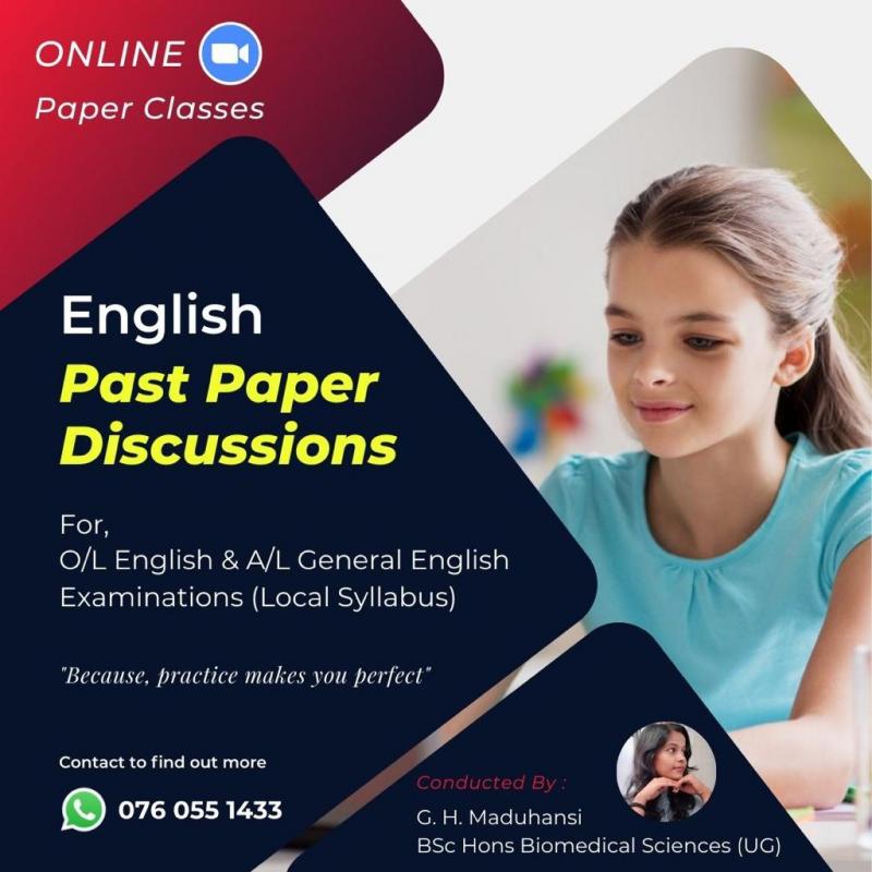English Paper Classes for Local O/L & A/L