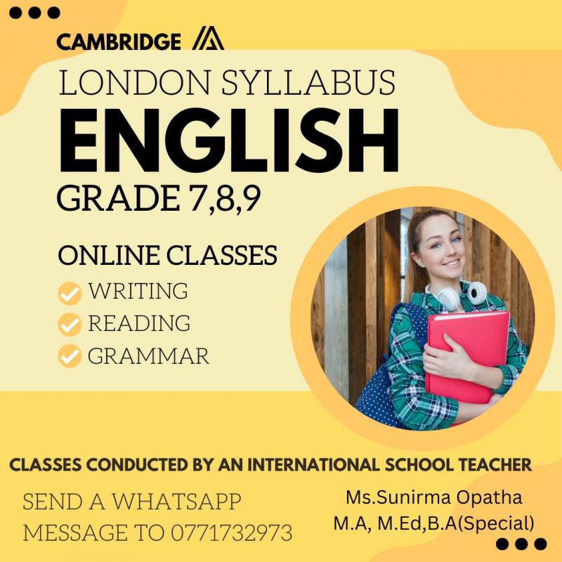 English London Syllabus