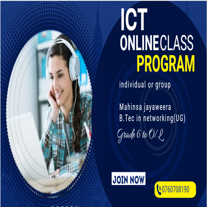 ICT grade 6 to 11 individual and group class.