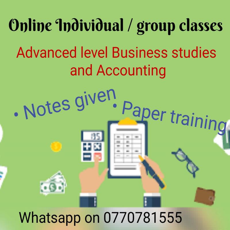 Accounts and Business studies