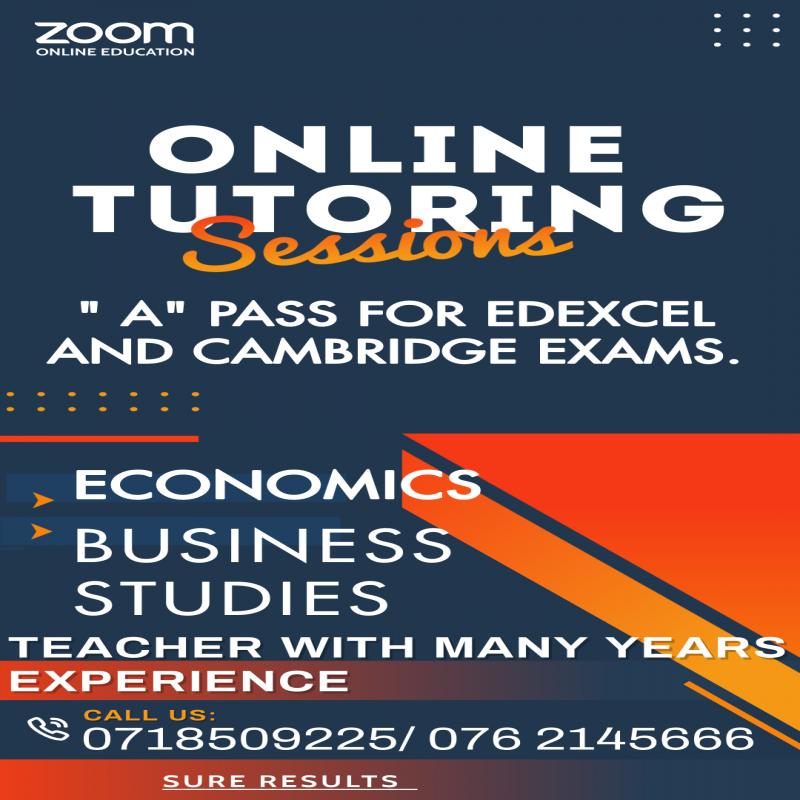 “A Pass” For economics and business studies TUITION FOR BUSINESS STUDI