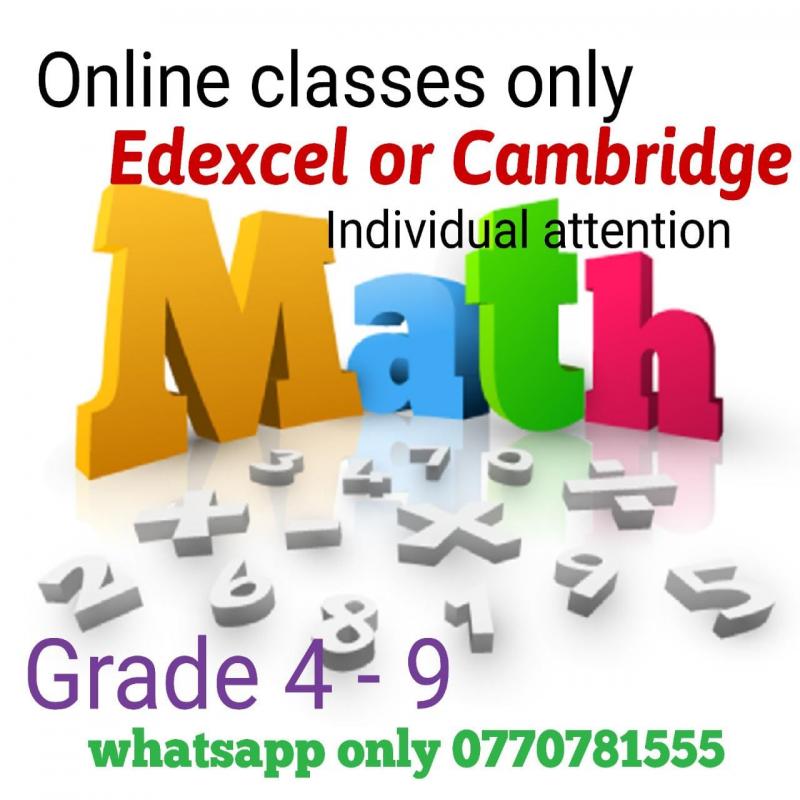 edexcel and cambridge maths