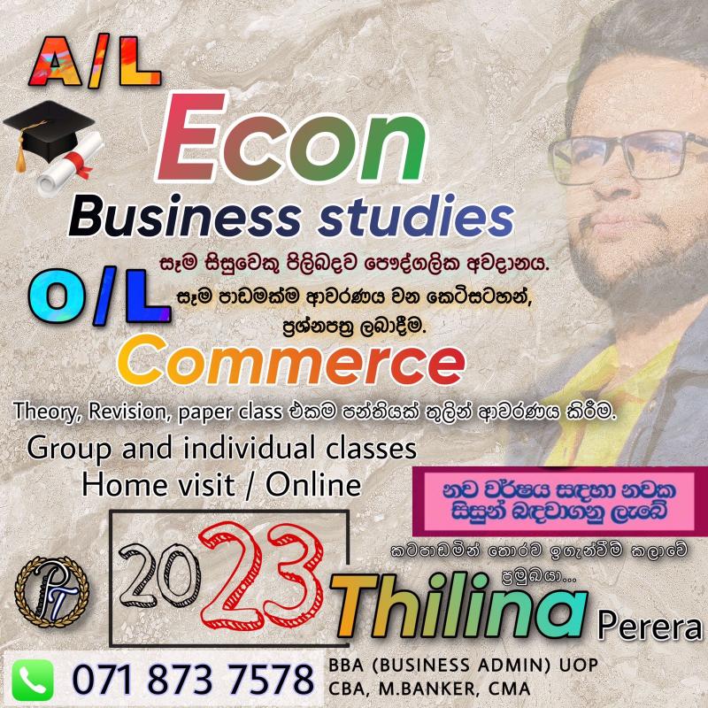 A/L Econ, B.S. & O/L Commerce