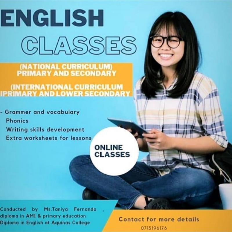 Online classes for English Language