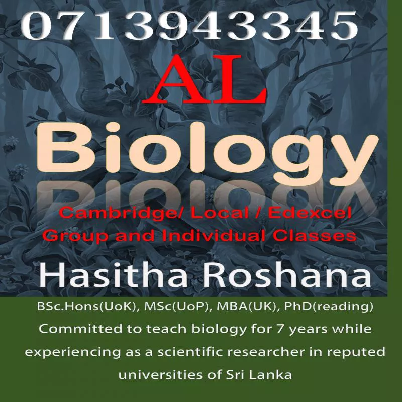 AL Biology - Local/ Cambridge/ Edexcel