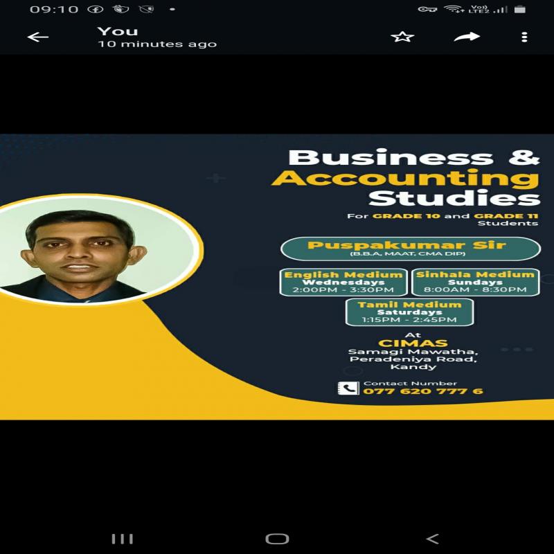 Business and accounting studies