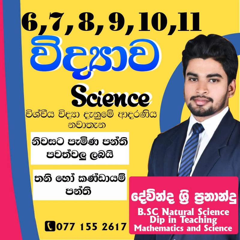 science ( sinhala medium ) individual and group 6 to 11