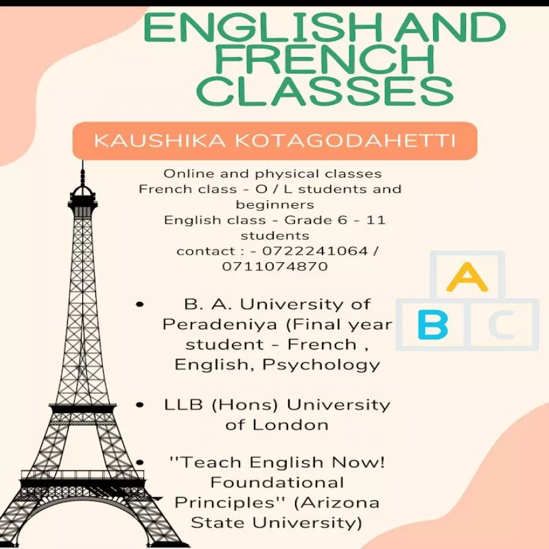 French and English classes