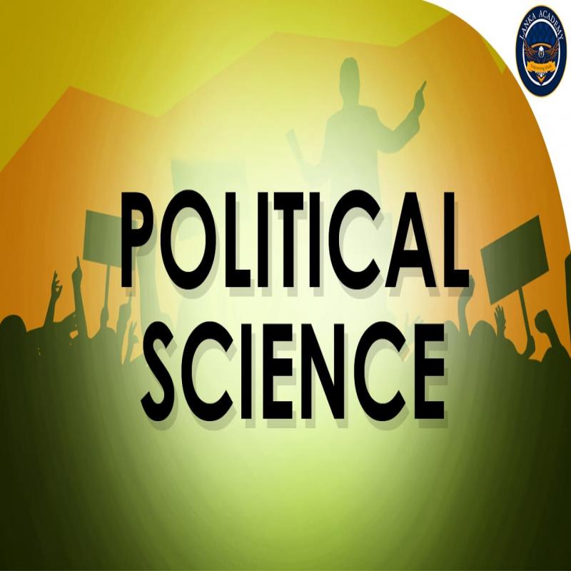 POLITICAL SCIENCE ENGLISH MEDIUM A/L CLASS