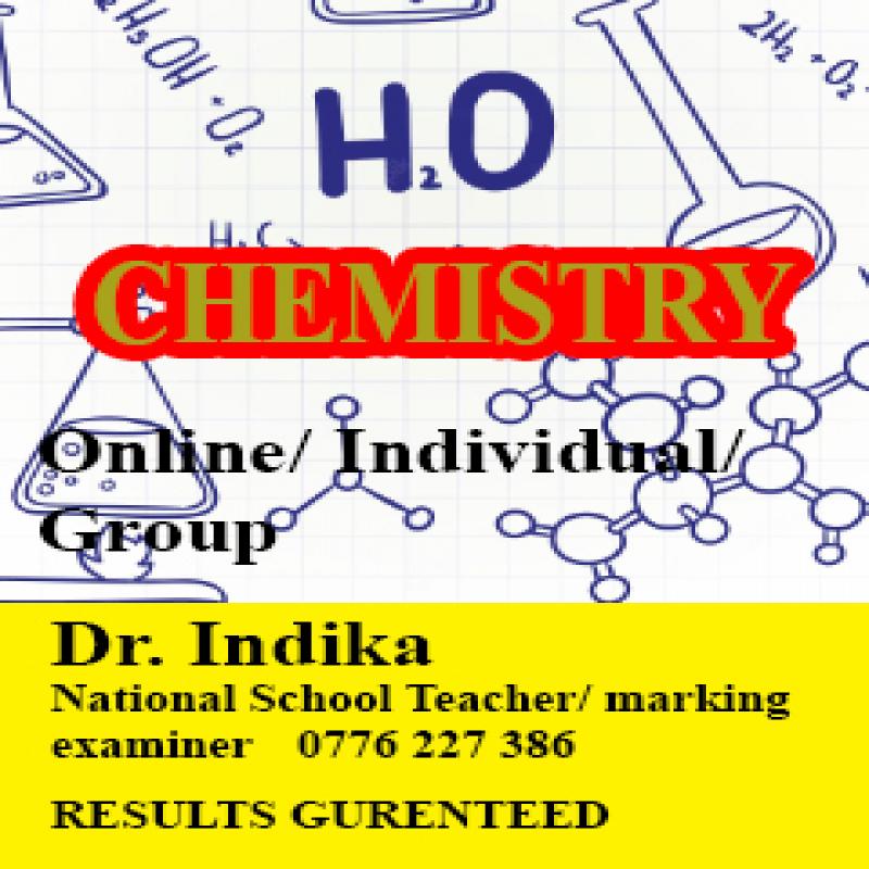 AL Chemistry Sinhala Medium/English medium