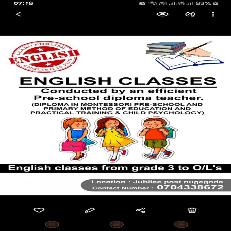 English classes