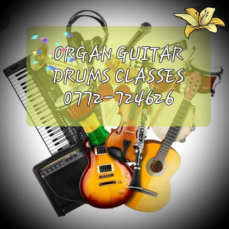 Guitar and keyboard class
