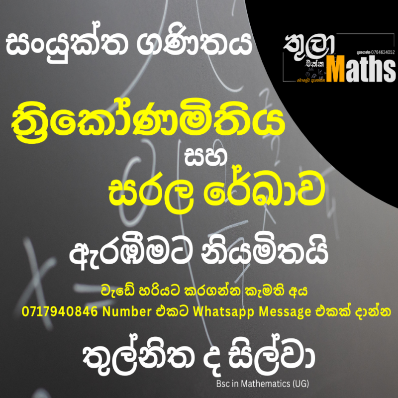 Combined Maths Group/ Individual