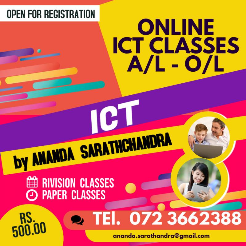 ICT Classes for  A/L 2024