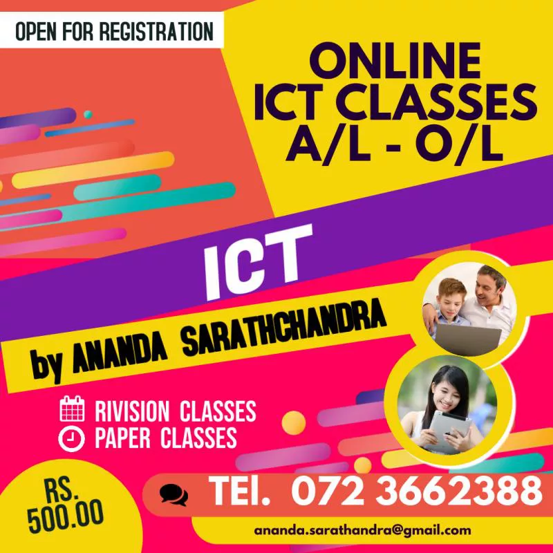 ICT Classes for  A/L 2024