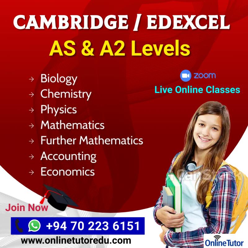 Edexcel & Cambridge AS/  A Level Classes